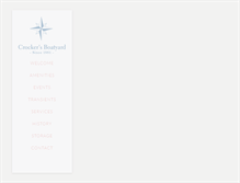 Tablet Screenshot of crockersboatyardinc.com